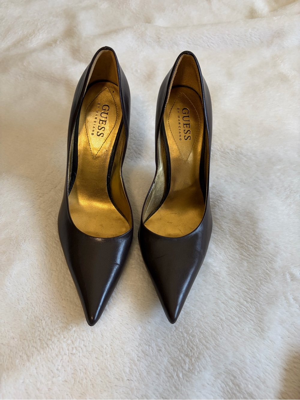 Guess by Marciano Black Pointed Toe Stiletto Pumps